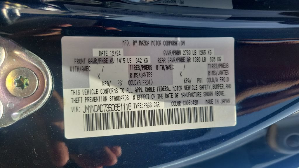 Used 2025 MAZDA MX-5 Miata Grand Touring RWD image 22