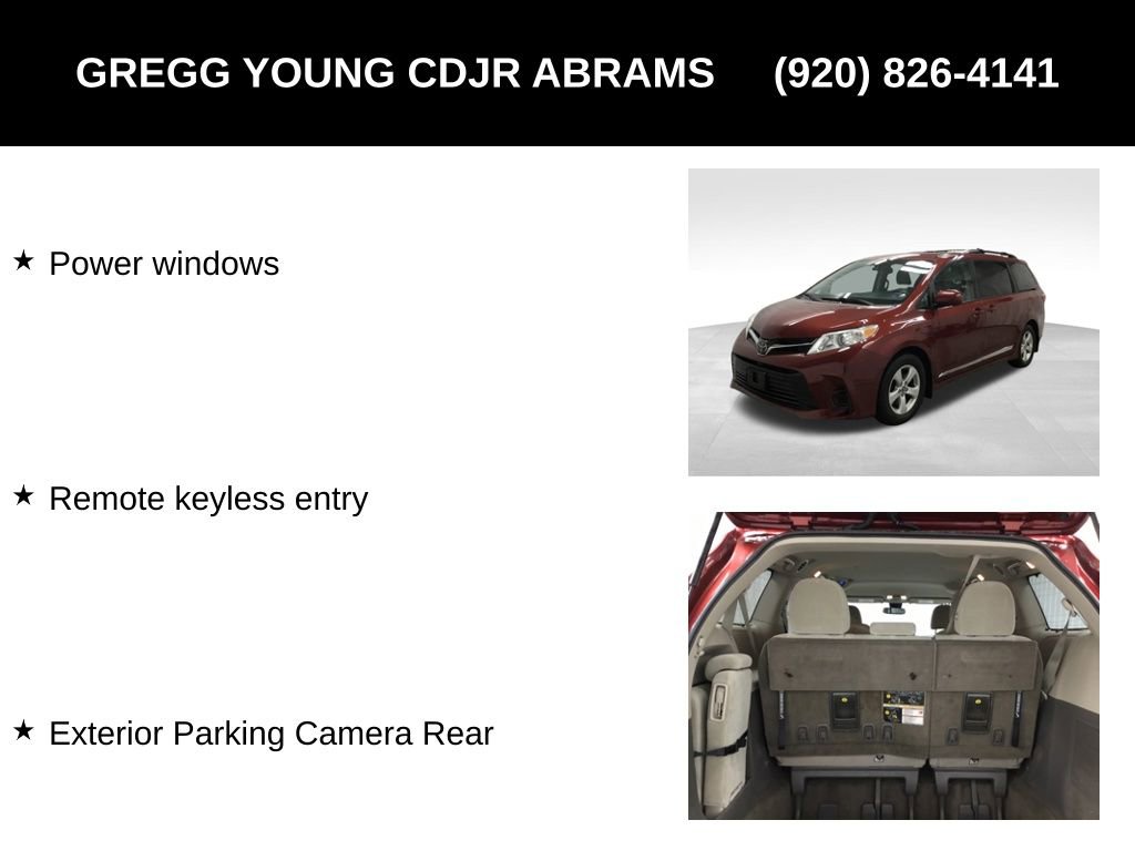 Used 2018 Toyota Sienna LE w/ Protection Package image 7