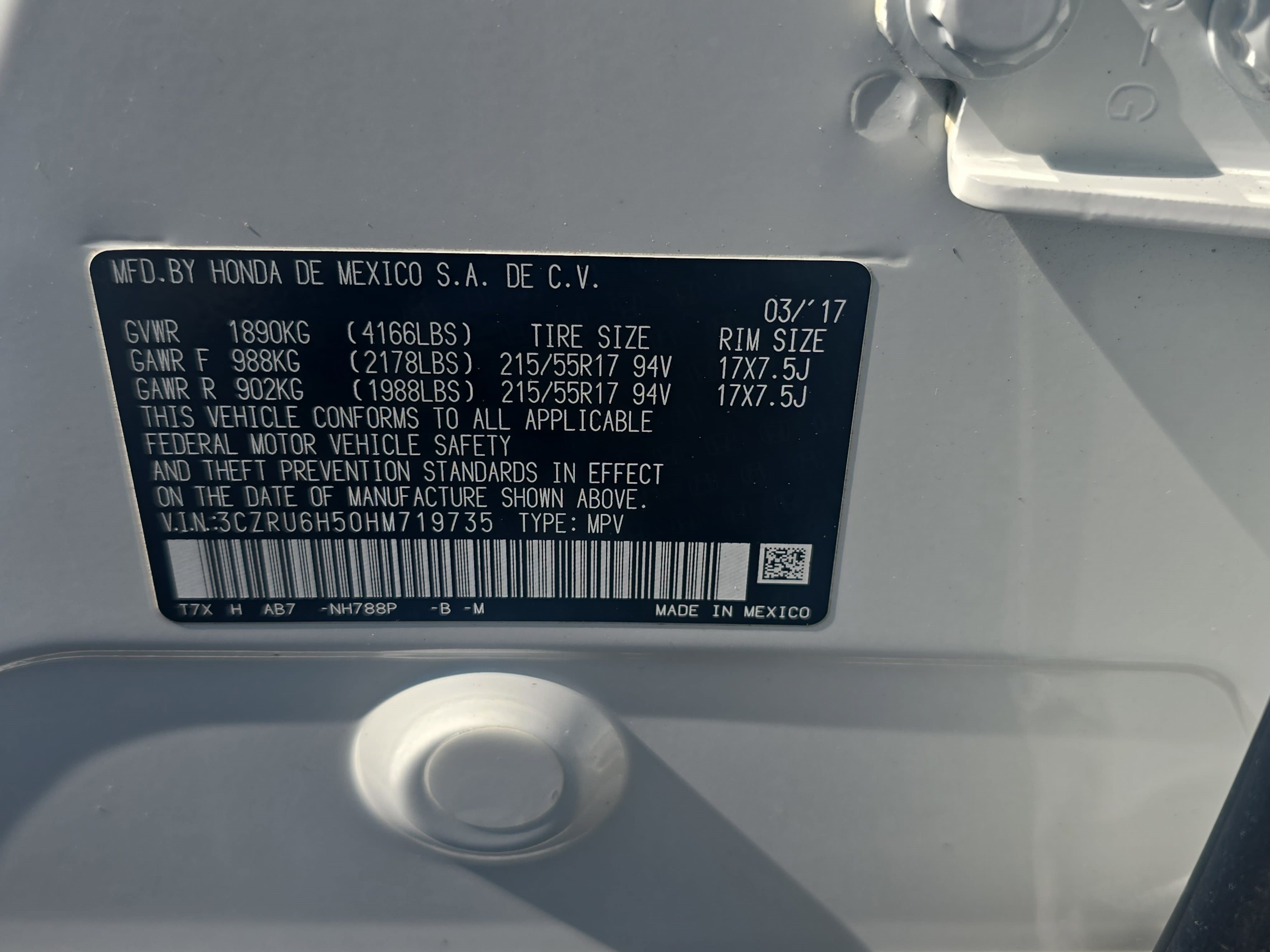 Used 2017 Honda HR-V EX image 36