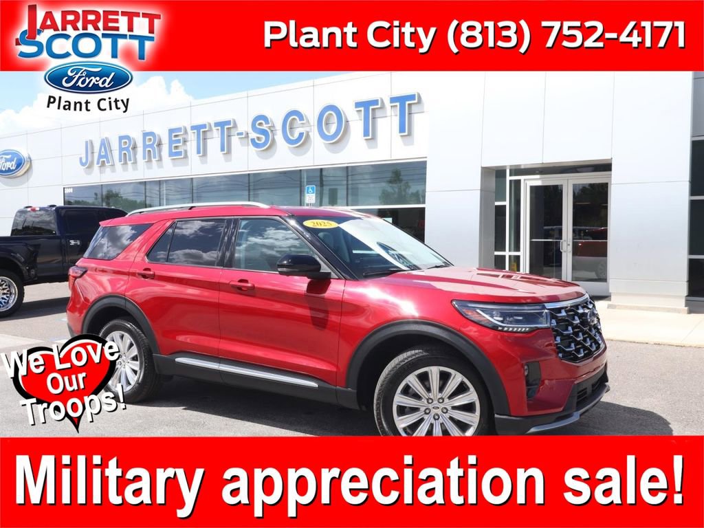 Certified 2025 Ford Explorer Platinum w/ LUX Leather Package AWD/4WD image 1