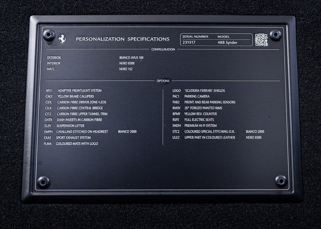 Certified 2018 Ferrari 488 Spider image 29