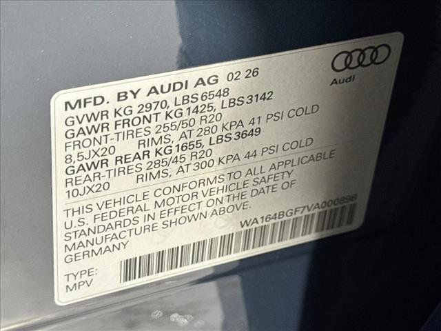 New 2027 Audi Q6 e-tron Premium Plus AWD/4WD image 29