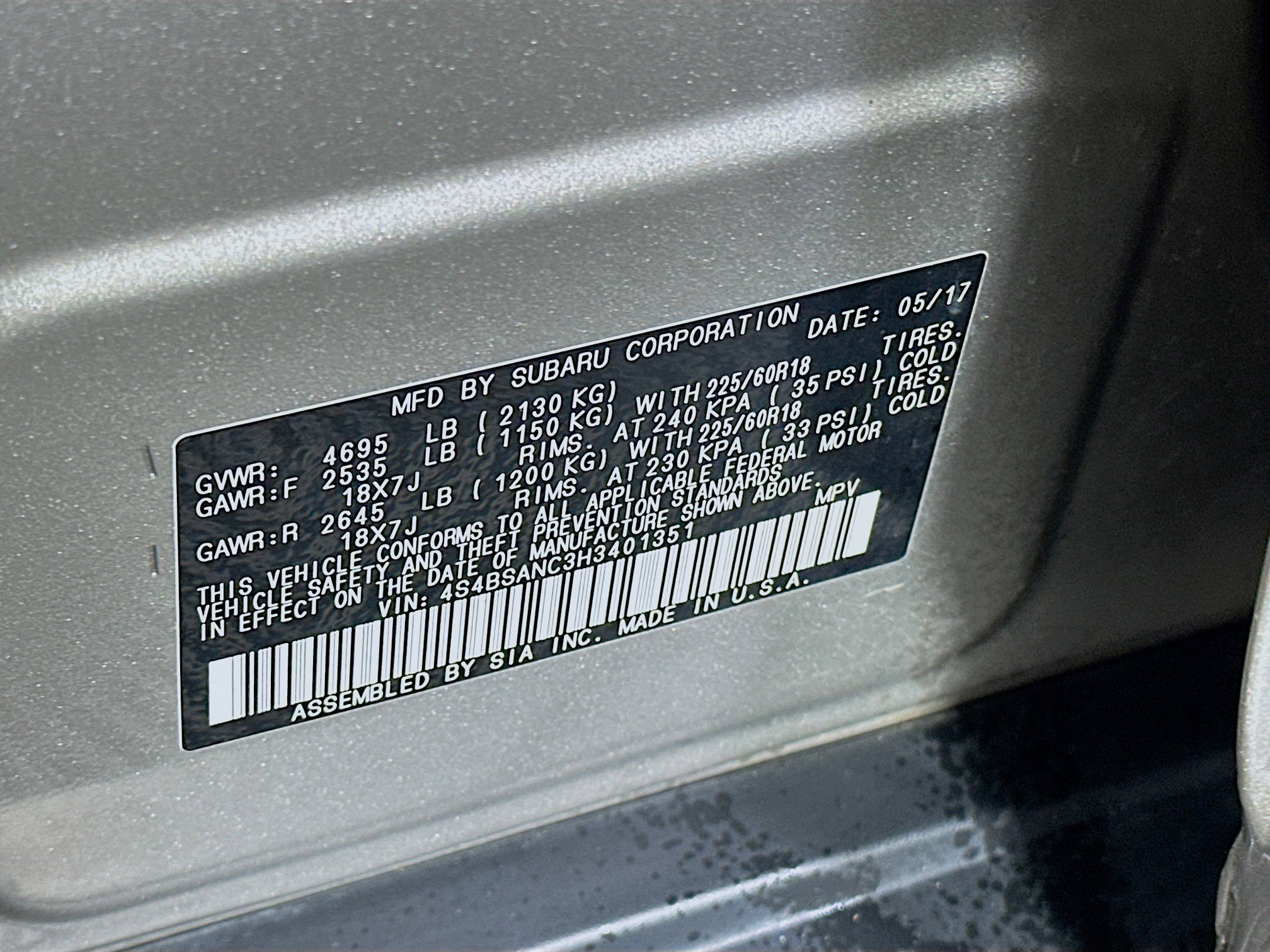Used 2017 Subaru Outback 2.5i Limited image 12