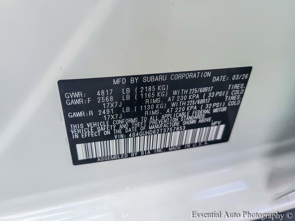 New 2026 Subaru Crosstrek 2.0i Premium AWD/4WD image 25