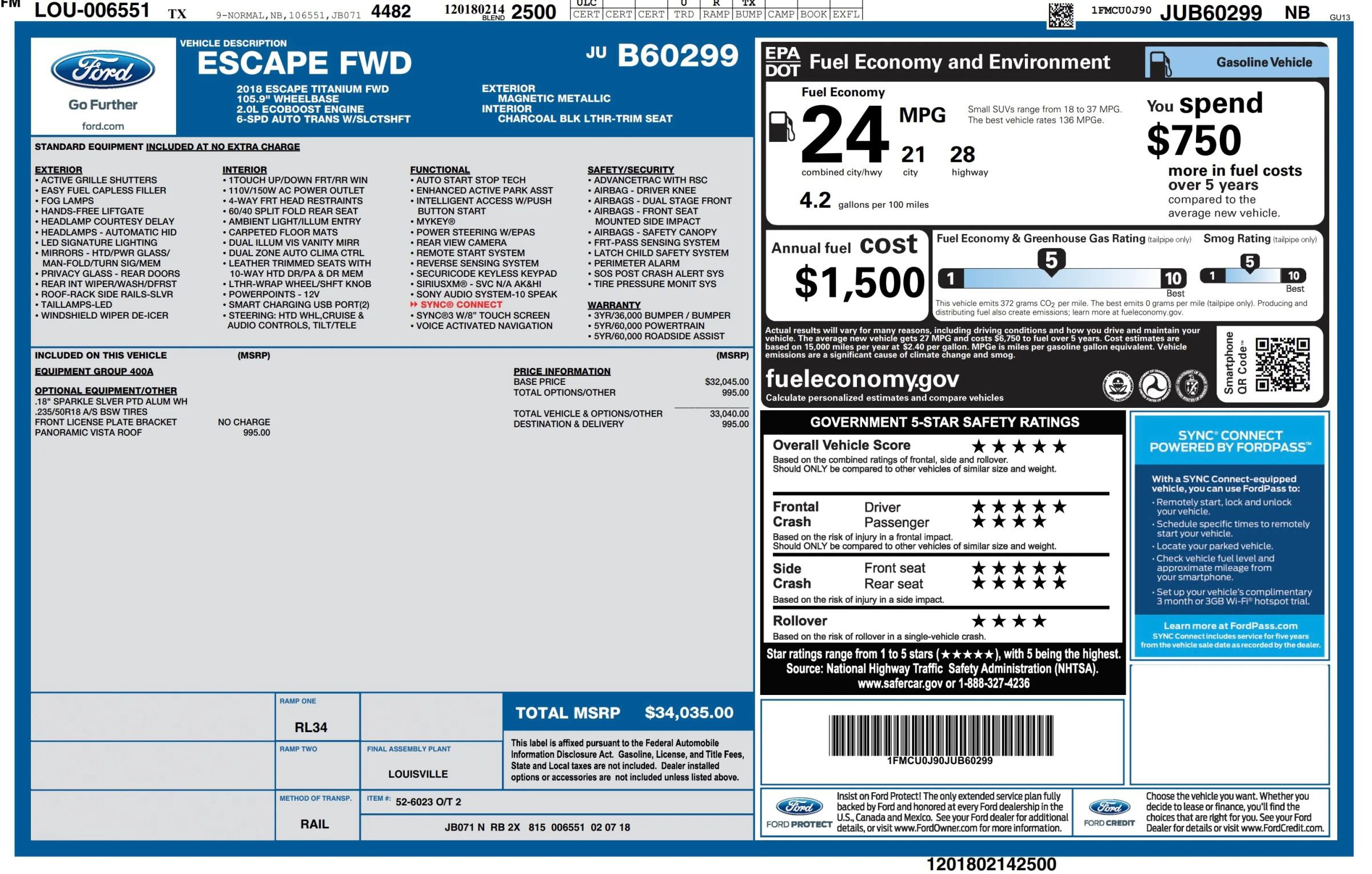Used 2018 Ford Escape Titanium image 3