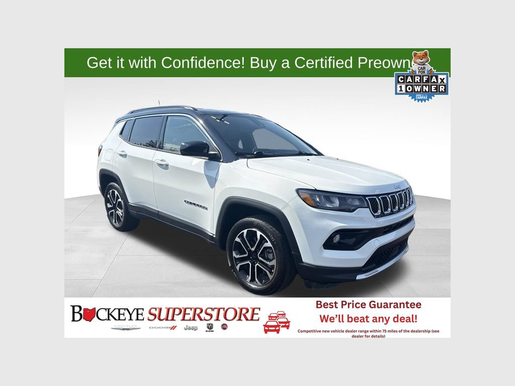 Certified 2023 Jeep Compass Limited AWD/4WD 360° Tour