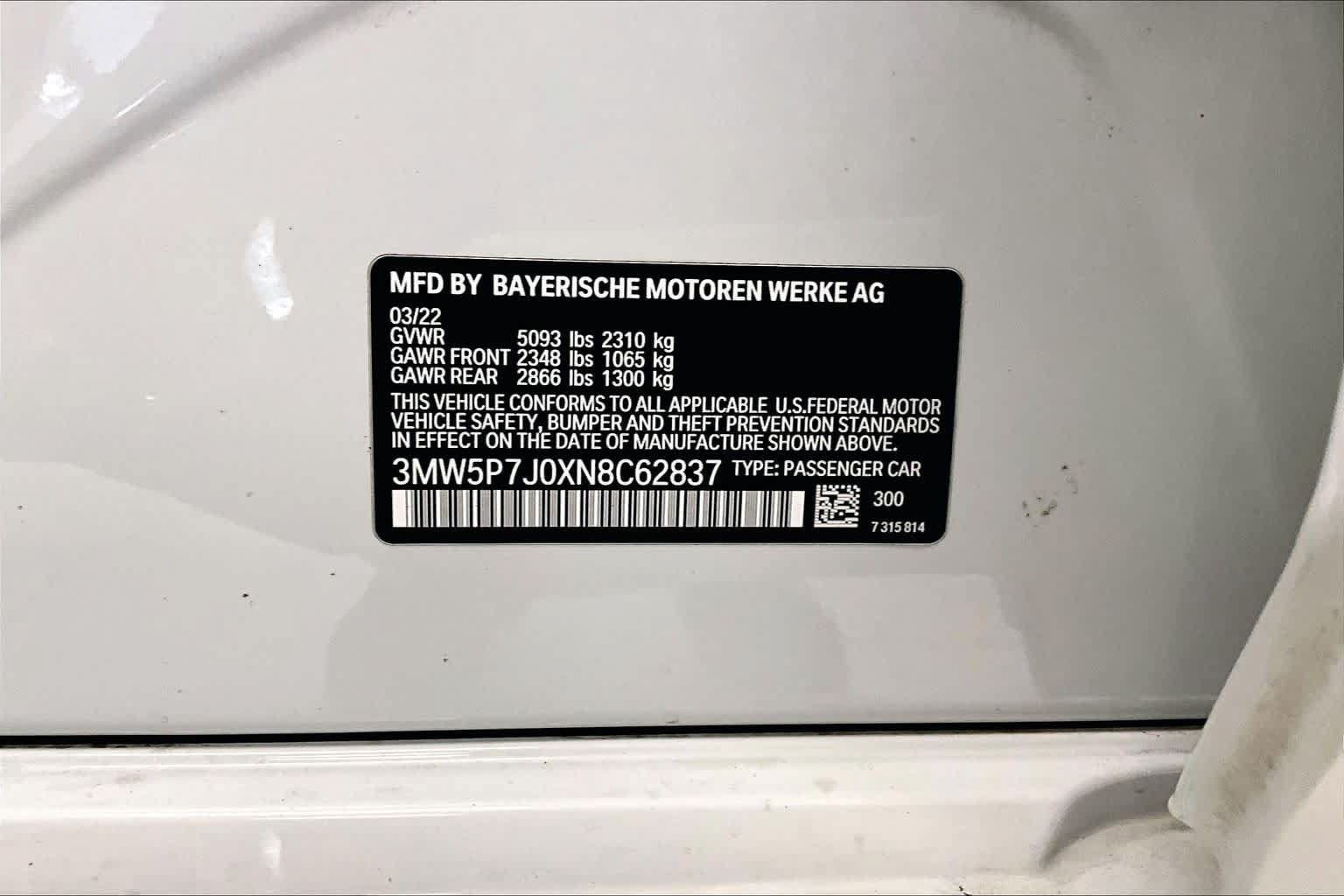 Used 2022 BMW 330e w/ M Sport Package RWD image 31