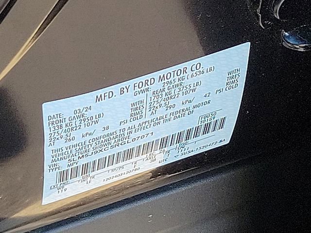 New 2024 Lincoln Aviator Black Label w/ Jet Package AWD/4WD image 9