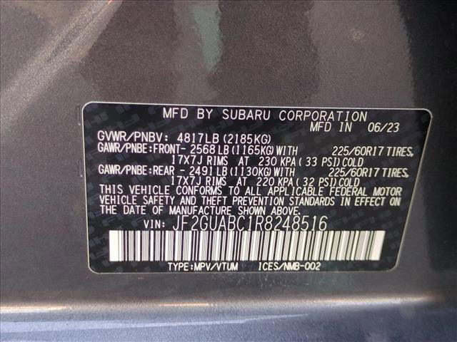 Used 2024 Subaru Crosstrek 2.0i w/ Popular Package #4 image 23