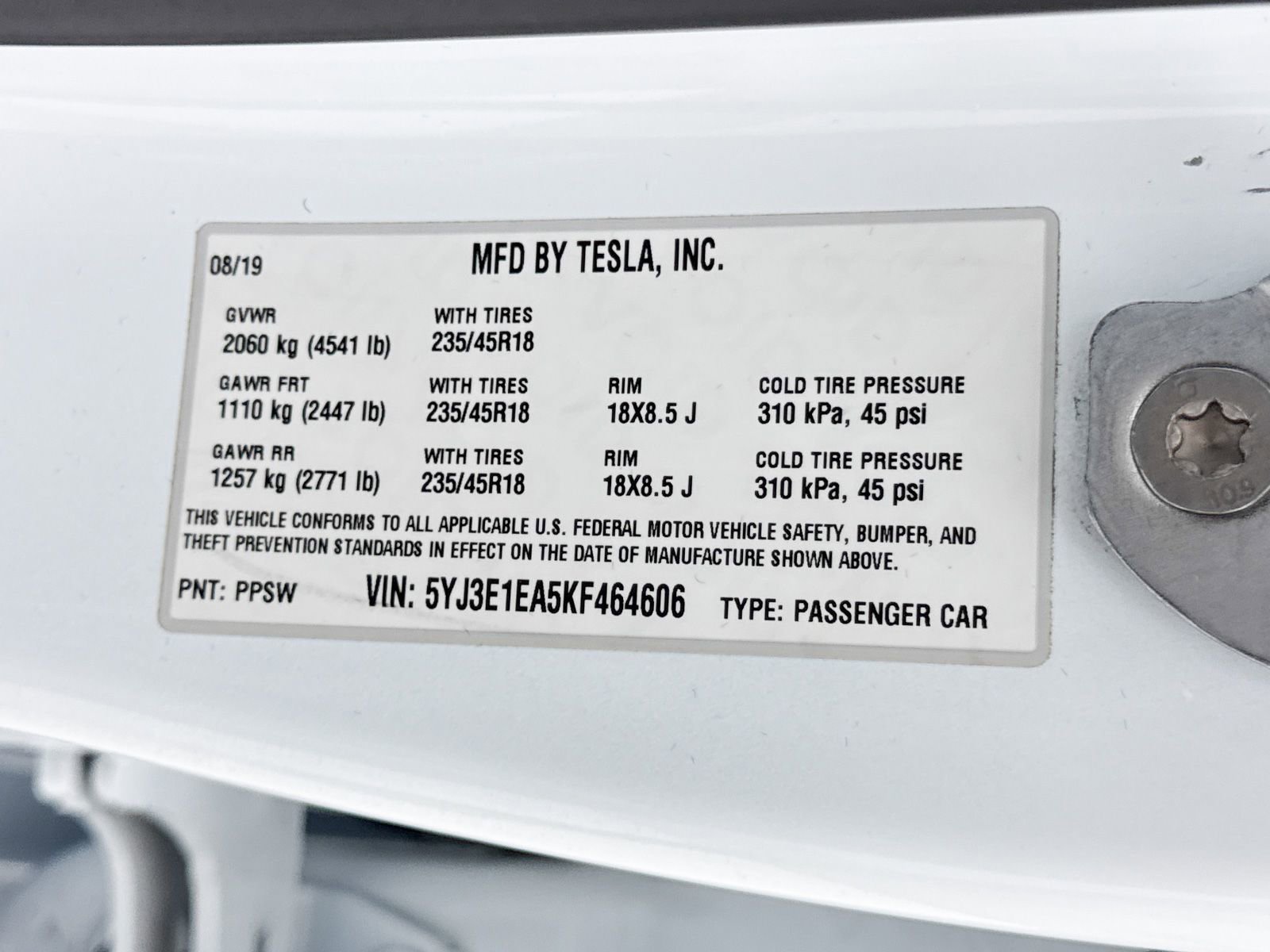Used 2019 Tesla Model 3 Standard Range Plus RWD image 37
