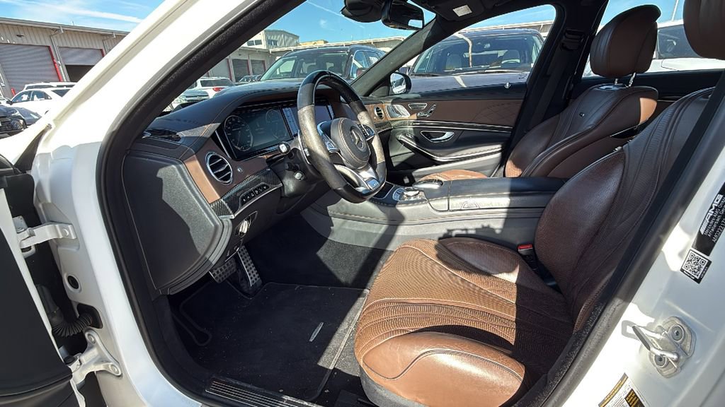 Used 2017 Mercedes-Benz S 63 AMG 4MATIC Sedan w/ Carbon Fiber Exterior Package image 4
