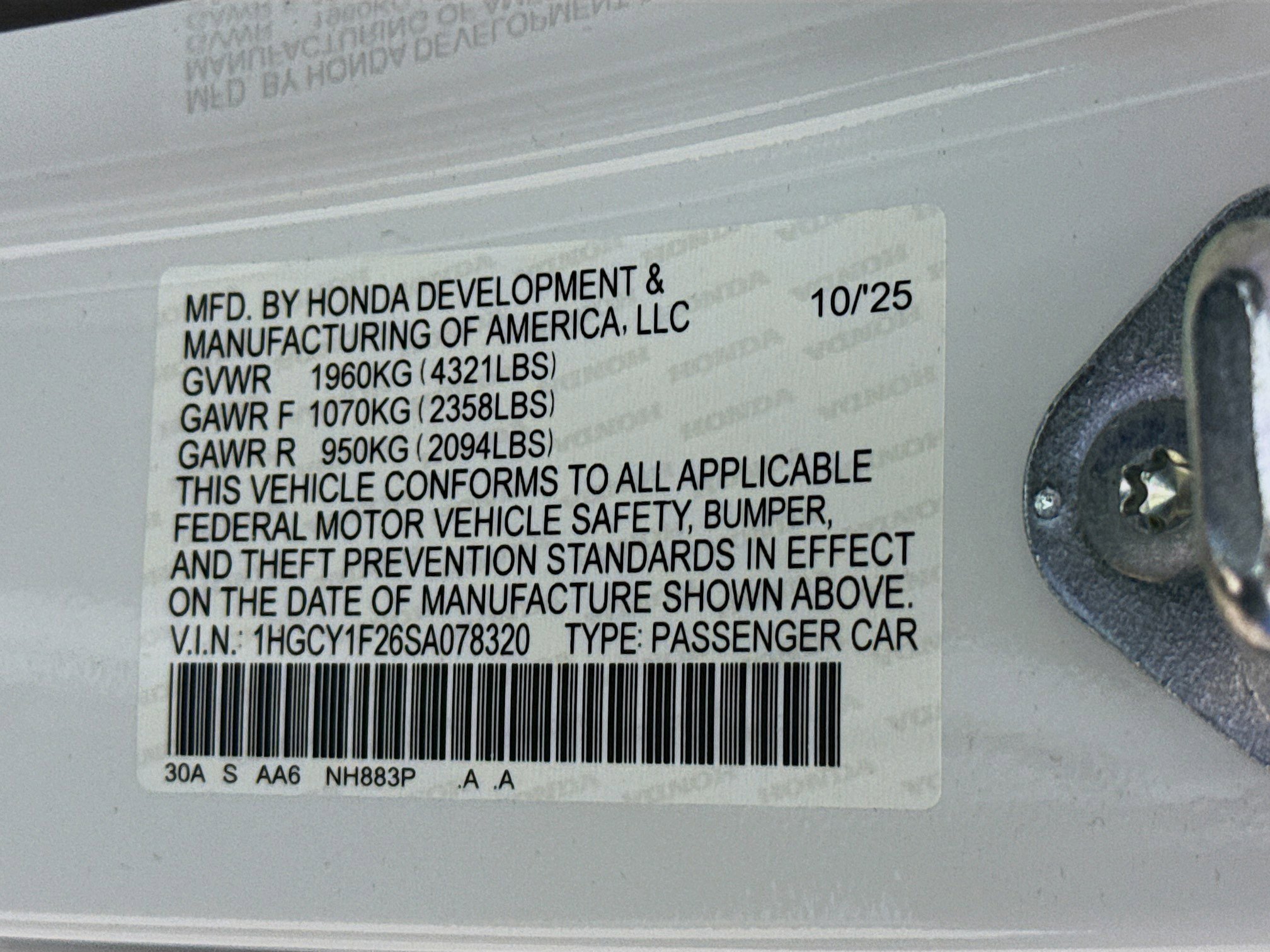 New 2025 Honda Accord LX image 35