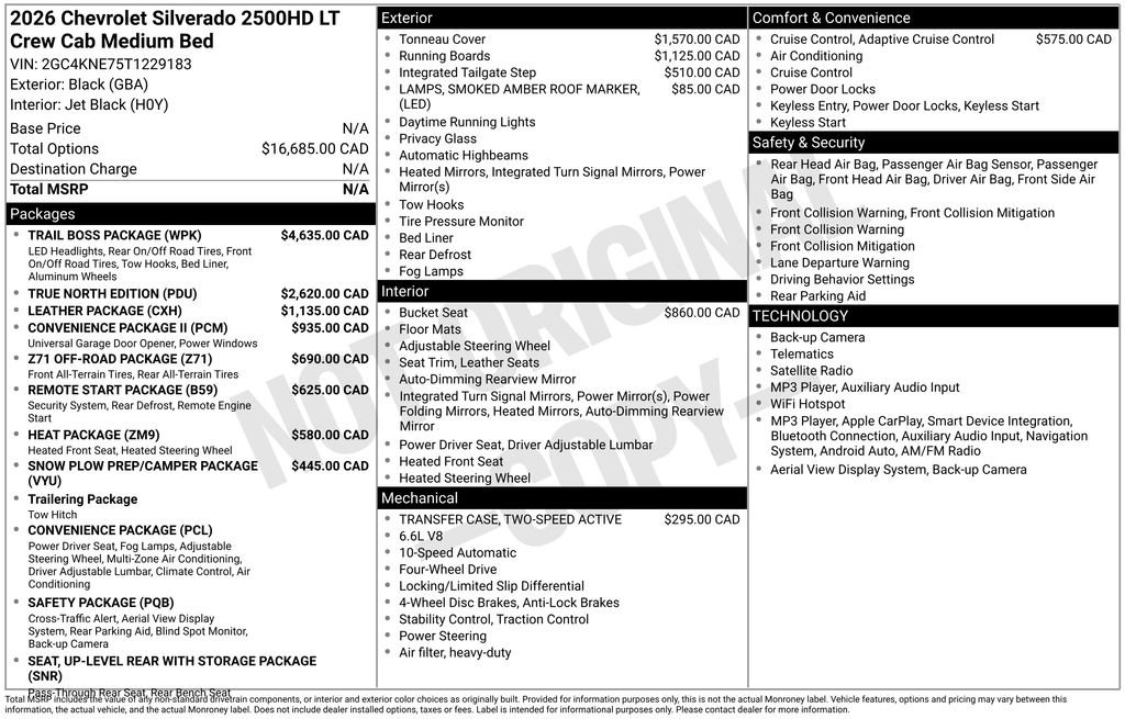 New 2026 Chevrolet Silverado 2500 LT w/ Trail Boss Package AWD/4WD image 4