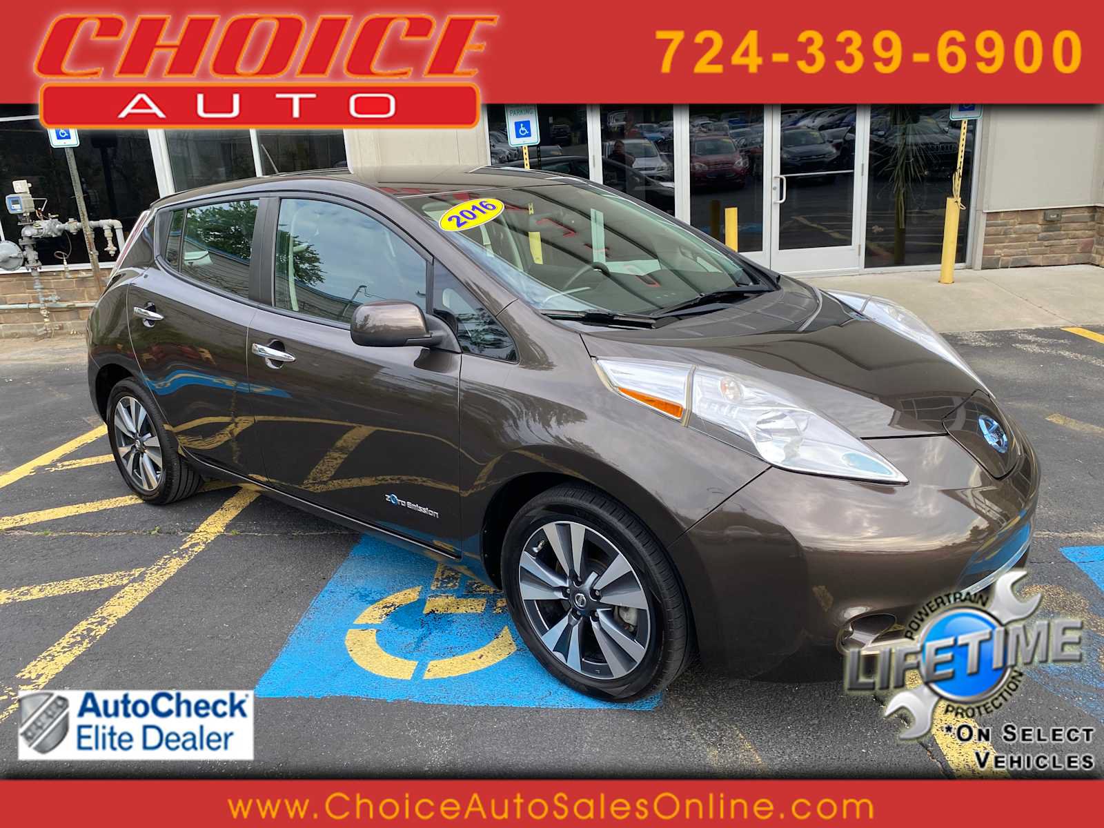 Used 2016 Nissan Leaf SV FWD image 1