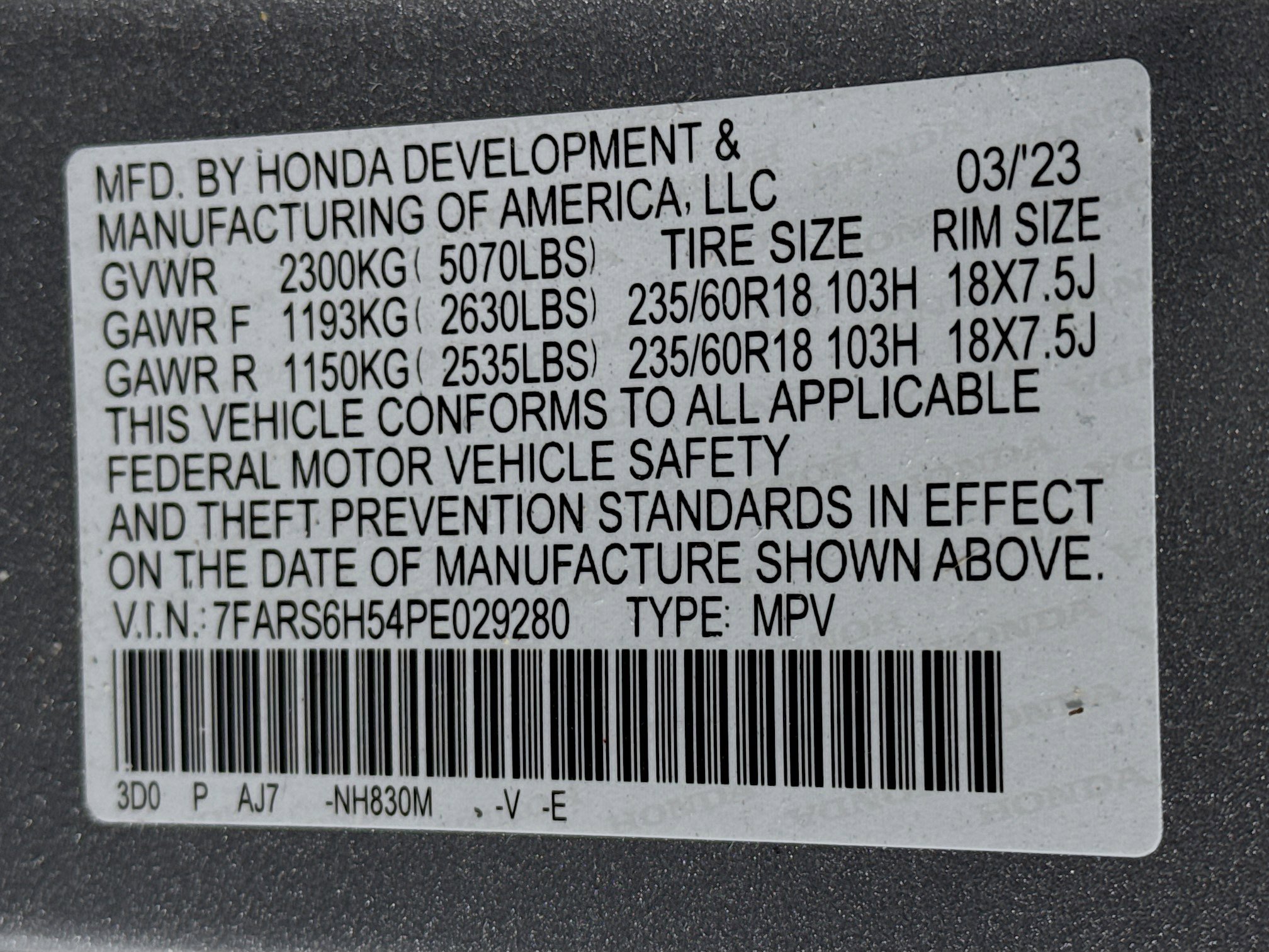 Certified 2023 Honda CR-V Sport image 31
