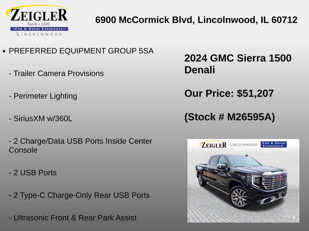 Used 2024 GMC Sierra 1500 Denali w/ Denali Reserve Package AWD/4WD image 30