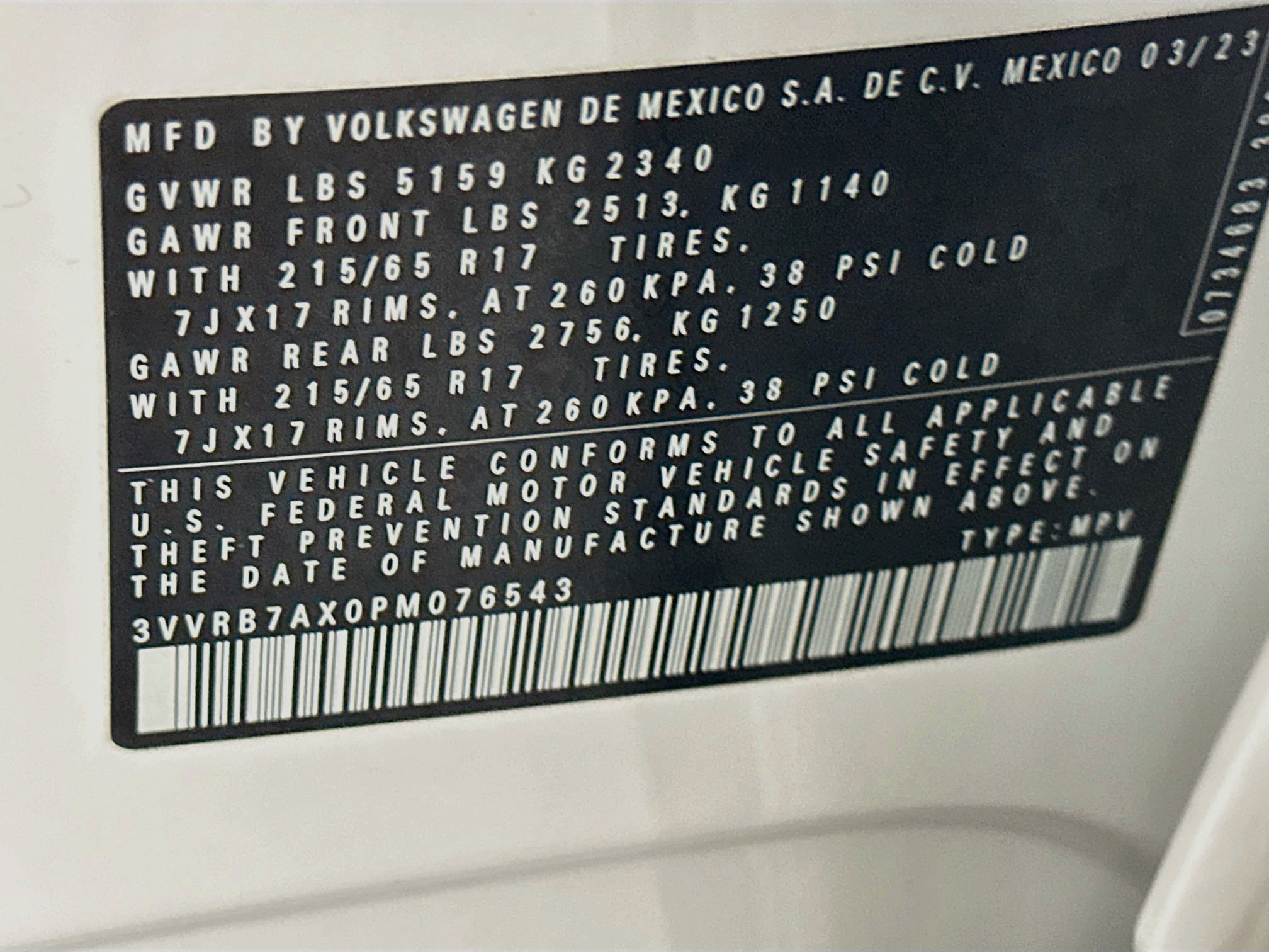 Used 2023 Volkswagen Tiguan S FWD image 12