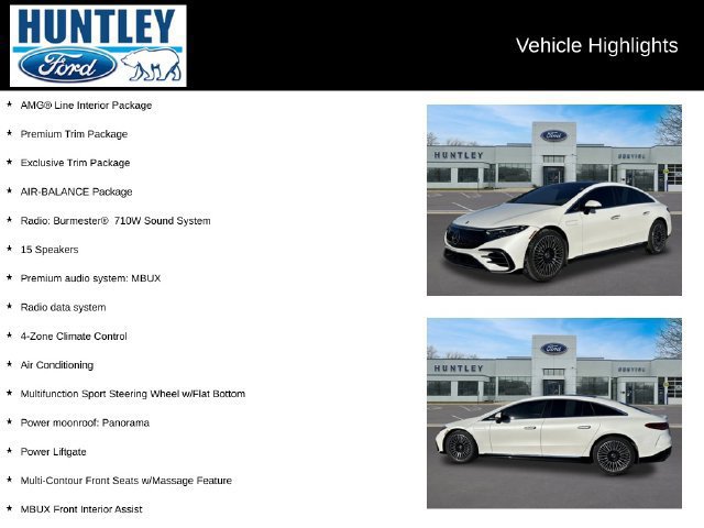 Used 2023 Mercedes-Benz EQS 580 4MATIC Sedan image 2