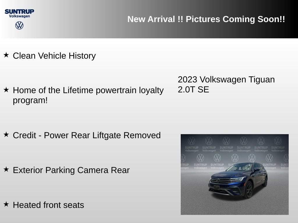 Used 2023 Volkswagen Tiguan SE w/ Panoramic Sunroof Package FWD image 6