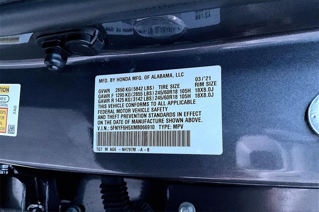 Used 2021 Honda Pilot EX-L image 19