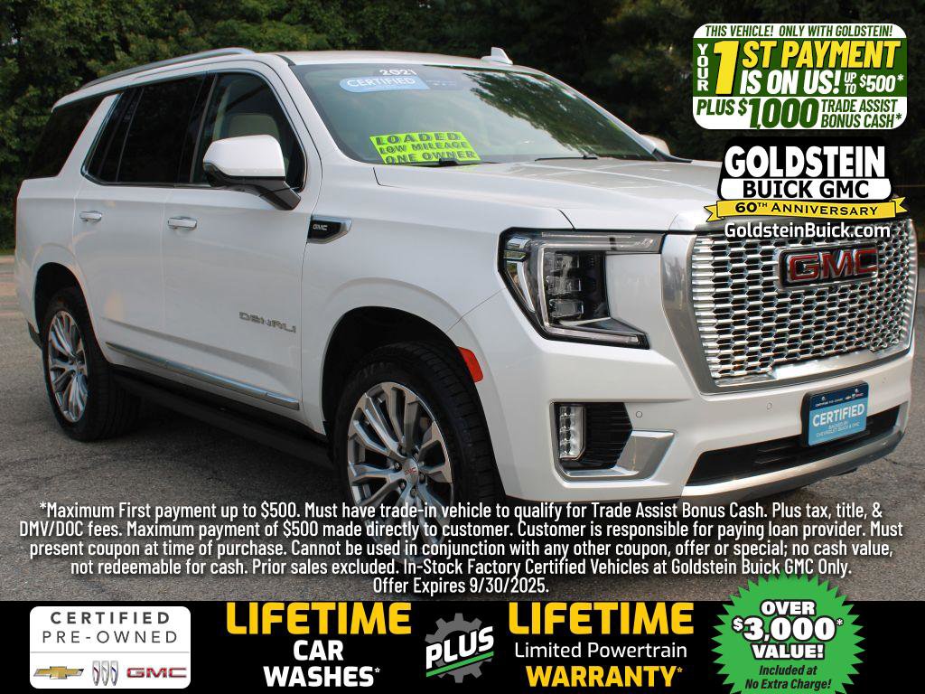 Certified 2021 GMC Yukon Denali w/ Denali Ultimate Package