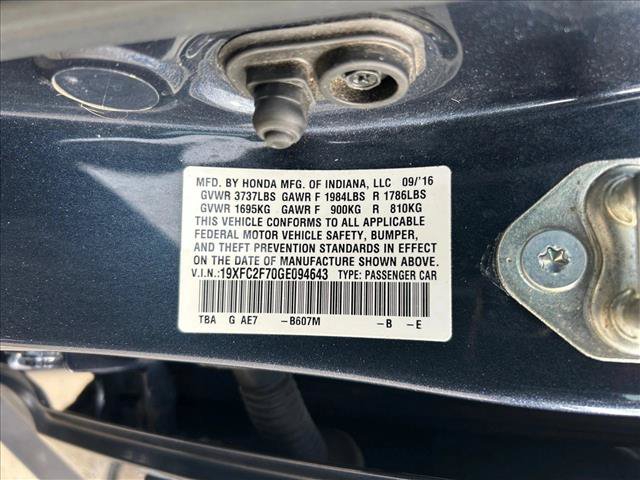 Used 2016 Honda Civic EX image 29