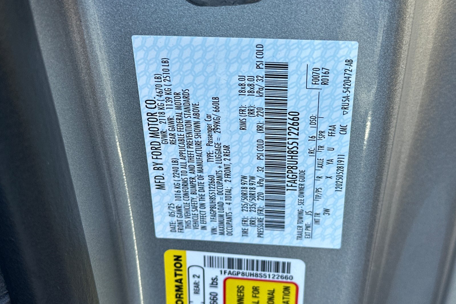 Used 2025 Ford Mustang Premium RWD image 26