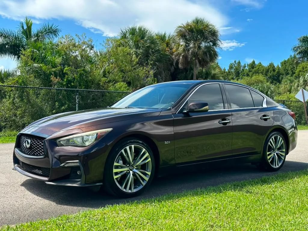 Used 2018 INFINITI Q50 Luxe AWD/4WD image 8