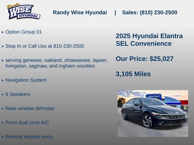 New 2025 Hyundai Elantra SEL image 5