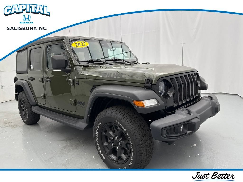 Used 2022 Jeep Wrangler Unlimited Sport AWD/4WD image 1