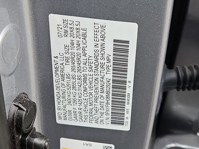 Certified 2021 Honda Passport Elite image 27