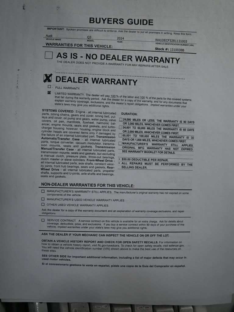 Used 2024 Audi Q3 2.0T Premium w/ Convenience Package image 10