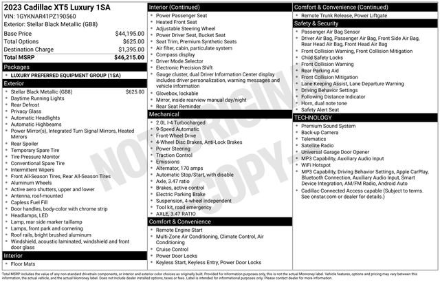 Certified 2023 Cadillac XT5 Luxury FWD image 7