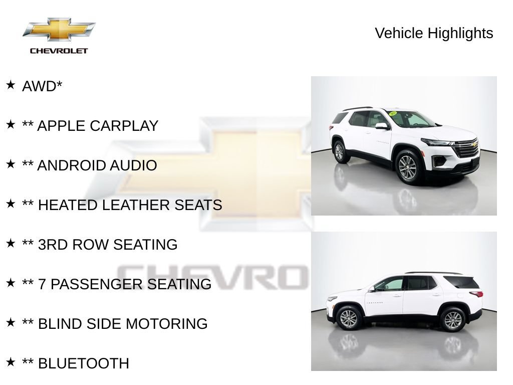Used 2023 Chevrolet Traverse LT AWD/4WD image 34