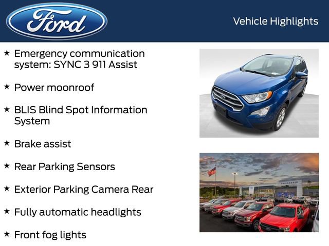 Used 2020 Ford EcoSport SE w/ SE Convenience Package image 9