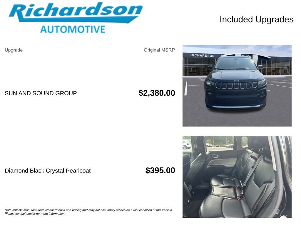 Used 2022 Jeep Compass Limited w/ Sun and Sound Group image 6