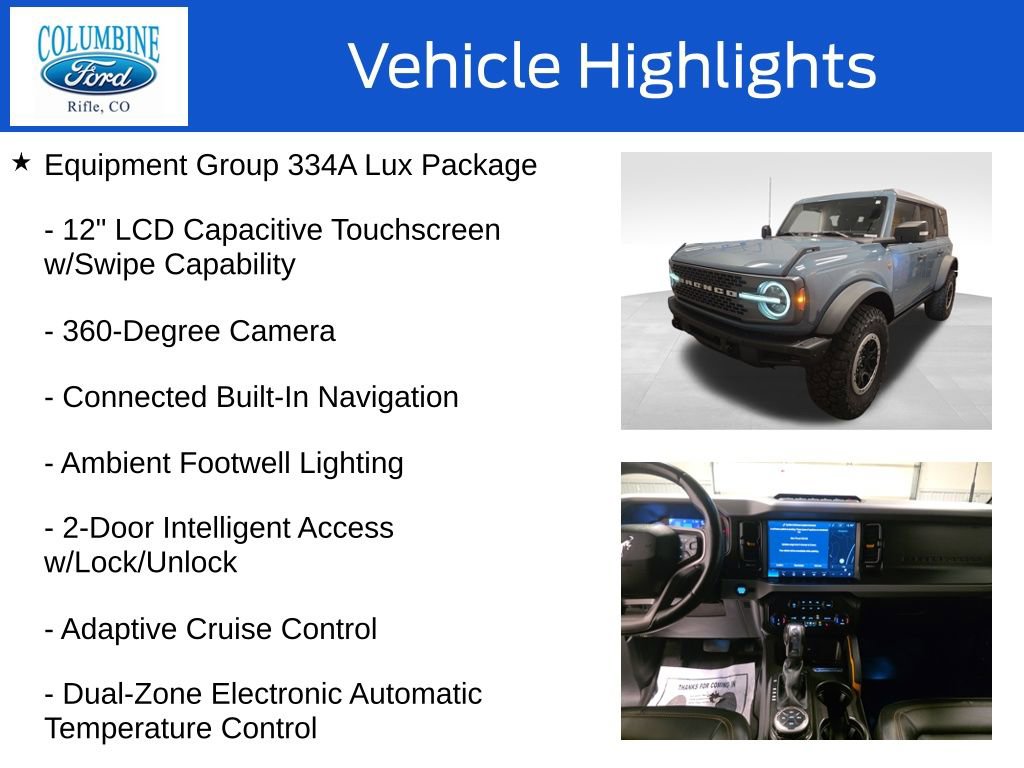 Used 2022 Ford Bronco Badlands AWD/4WD image 4