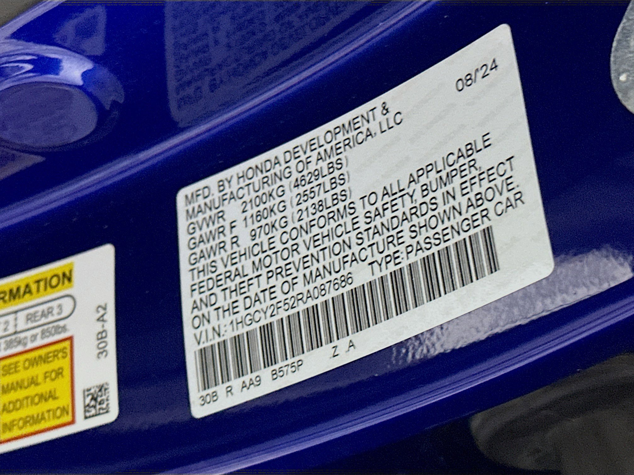 Used 2024 Honda Accord Sport image 12