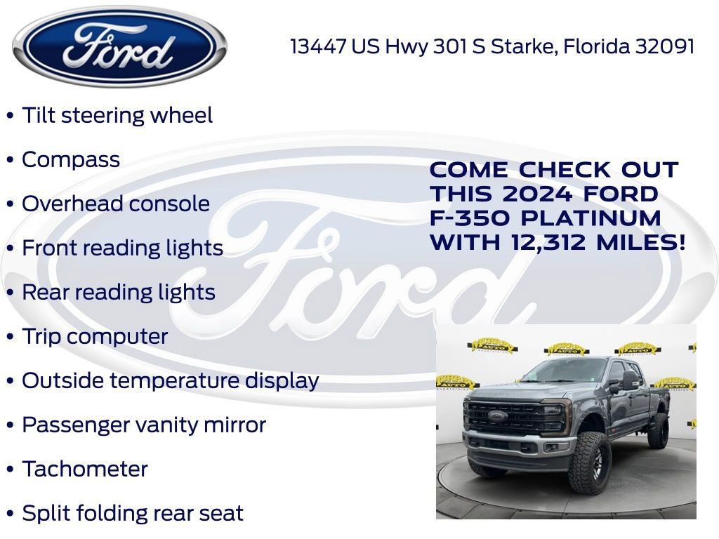Used 2024 Ford F350 Platinum w/ FX4 Off-Road Package image 32