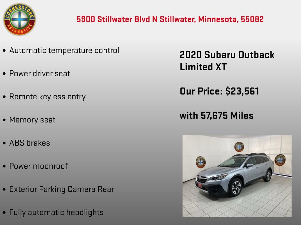 Used 2020 Subaru Outback Limited XT w/ Popular Package #2 image 15