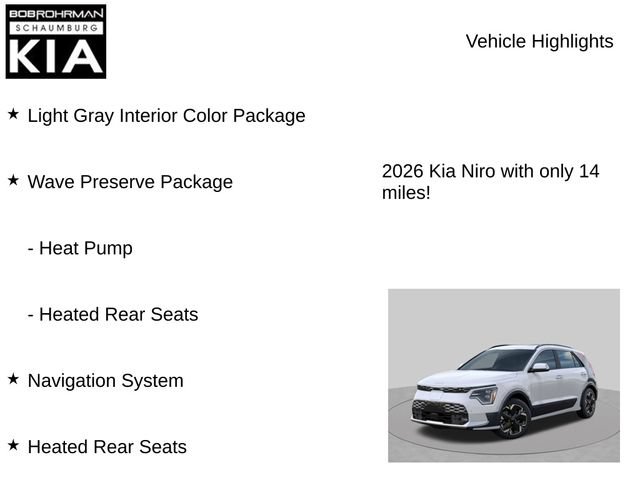 New 2026 Kia Niro Wave w/ Wave Preserve Package FWD image 7