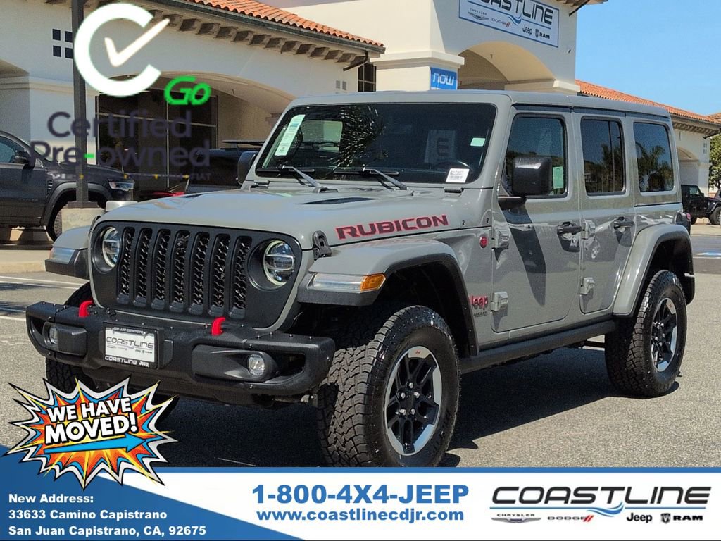 Certified 2022 Jeep Wrangler Unlimited Rubicon w/ Steel Bumper Group image 1