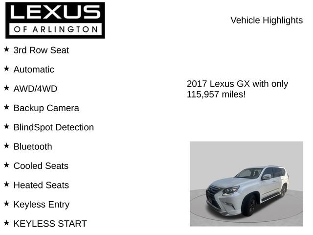 Used 2017 Lexus GX 460 Luxury AWD/4WD image 8