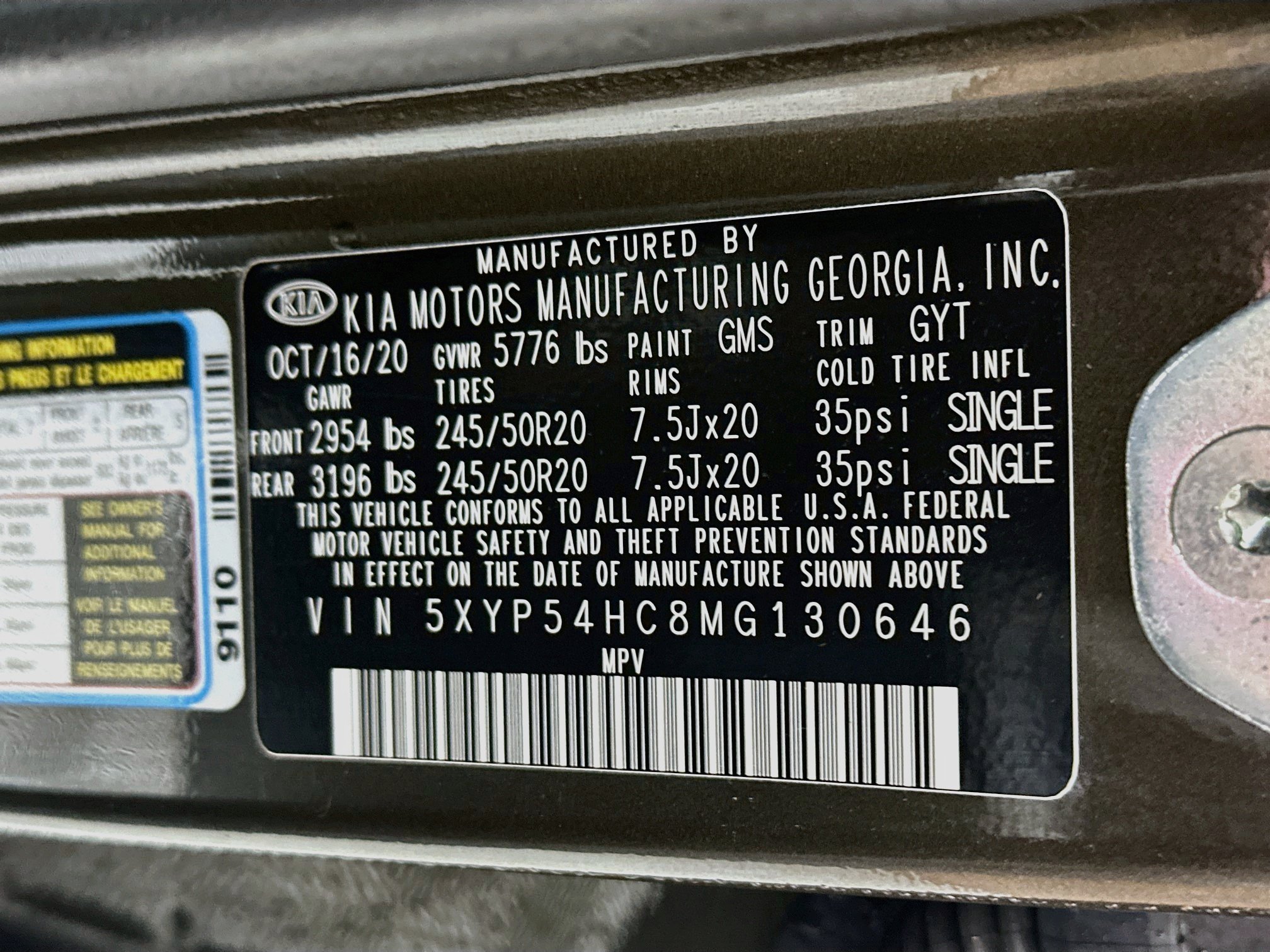 Certified 2021 Kia Telluride SX FWD image 34