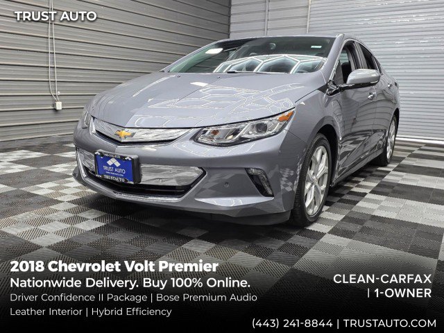 Used 2018 Chevrolet Volt Premier w/ Driver Confidence Package FWD image 1