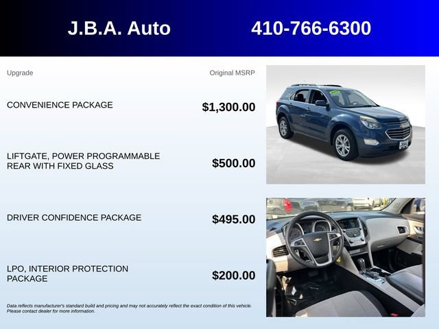 Used 2017 Chevrolet Equinox LT w/ Convenience Package FWD image 5