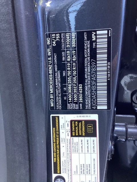 Used 2015 Mercedes-Benz ML 350 4MATIC image 9