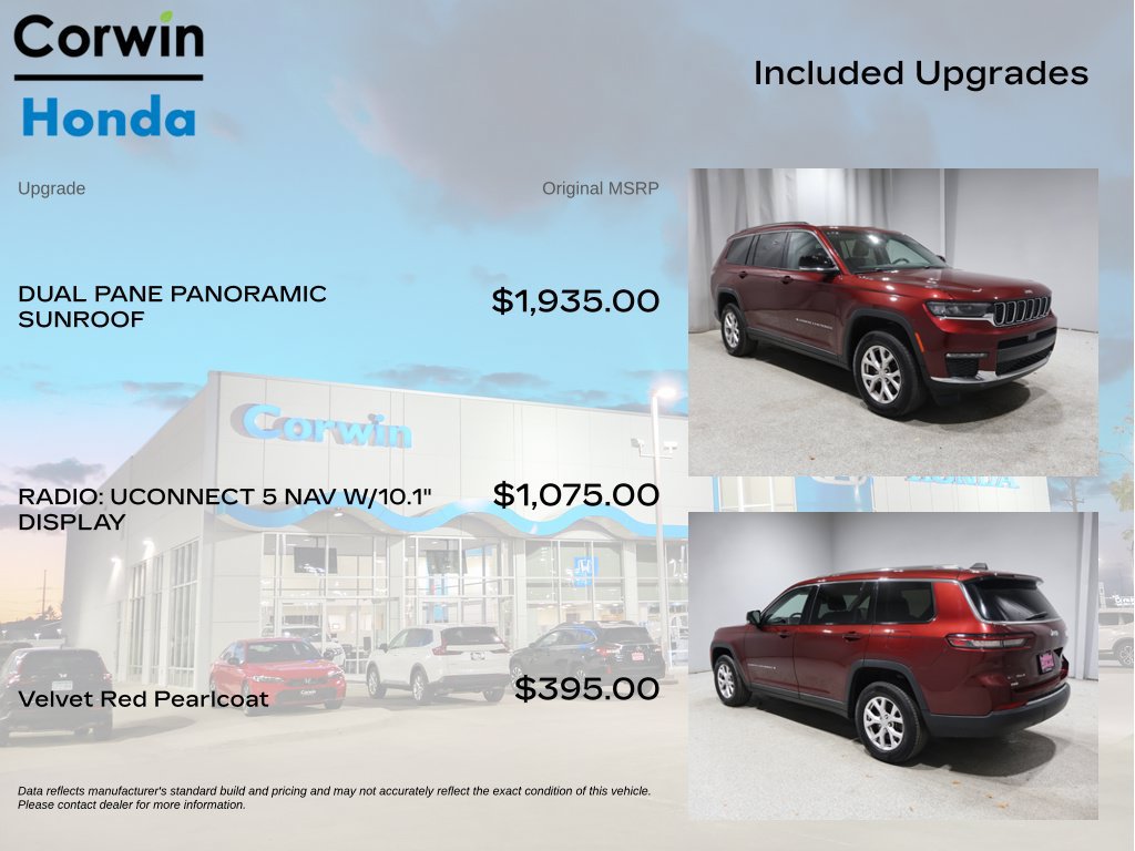 Used 2022 Jeep Grand Cherokee L Limited AWD/4WD image 4