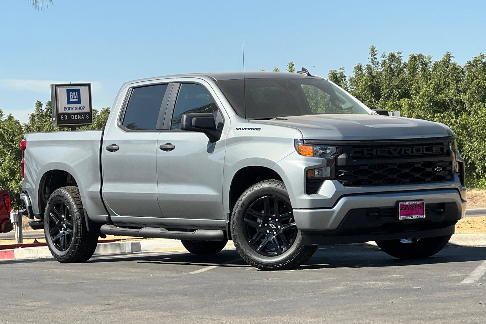 New 2026 Chevrolet Silverado 1500 Custom w/ Turbomax Blackout Package RWD image 2