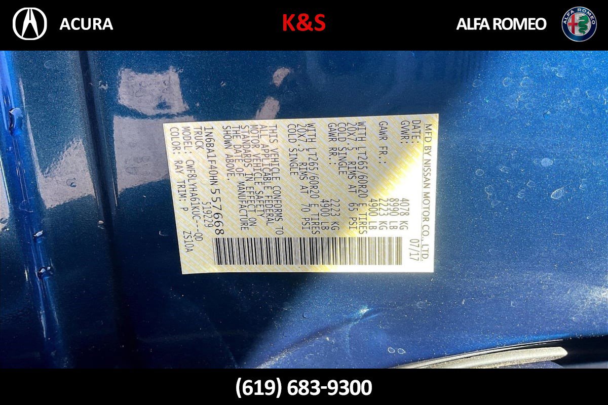 Used 2017 Nissan Titan Platinum Reserve image 6